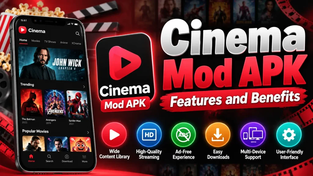 Cinema Mod APK Features and Benefits