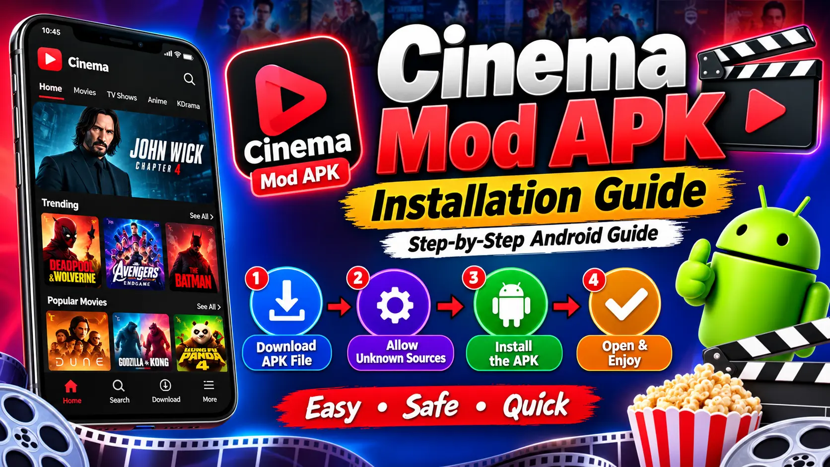 Cinema Mod APK Installation Guide